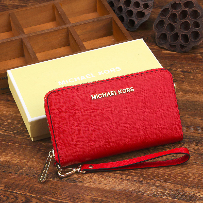 red mk wallet